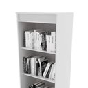 Ver imagem 7 de Armário Estante para Escritório com 4 Prateleiras Me4150 Branco Tecnomobili