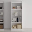 Ver imagem 2 de Armário Estante para Escritório com 4 Prateleiras Me4150 Branco Tecnomobili