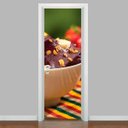 Ver imagem 1 de Adesivo Para Porta Açaí Na Tigela- 63X210Cm