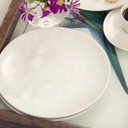 Ver imagem 3 de Prato Raso de Jantar Grande em Porcelana Blanc Rosas 28cm - Wp Connect Prato Raso 28cm
