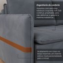 Ver mais imagens de Sofá Retrátil 5 Lugares Madeira Eucalipto Ibitipoca
