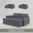 Ver imagem 6 de Sofá Retrátil 5 Lugares Madeira Eucalipto Ibitipoca