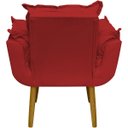 Ver imagem 3 de Kit 2 Poltronas Decorativas Reforçadas para Sala Alice para Recepção Manicure Escritório Suede