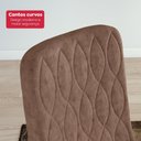 Ver imagem 7 de Conjunto Sala de Jantar Mesa Easy Pop 170x90cm Tampo Vidro/mdf com 6 Cadeiras Seat Couro Morano Avel
