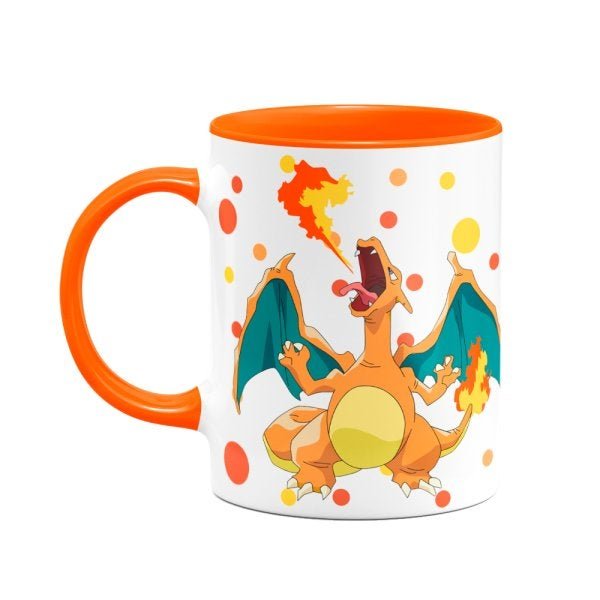 Caneca Pokémon - Charizard B-orange | MadeiraMadeira