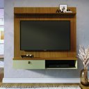 Ver imagem 2 de Painel para TV até 55 Polegadas MDF Iris Cumaru/Opala