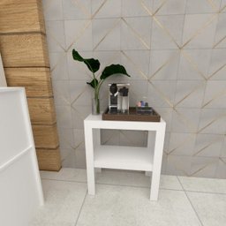 Aparador 100% MDF Modelo U com Prateleira 60x70x30cm Comac - 2