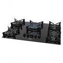 Ver imagem 3 de Fogão Cooktop Fischer 5 Bocas Tripla Chama Fit Line 36340-102674 Bivolt