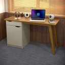 Ver imagem 2 de Escrivaninha Prism Off White/Cumaru - Patrimar