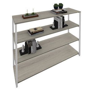 Estante para Escritório Marelli Frame Carvalho Berlim 140x40cm