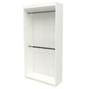 Ver imagem 1 de Estante MDF 100% Modelo Light 2 Cabideiros 90x 180x 32cm Comac