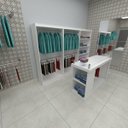Ver imagem 3 de Estante MDF 100% Modelo Light 2 Cabideiros 90x 180x 32cm Comac