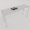 Mesa para Escritório Marelli Frame Branca 140x40cm - 1