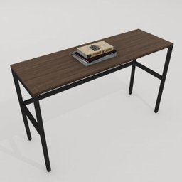 Mesa para Escritório Marelli Frame Carvalho 120x40cm - 1
