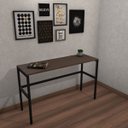 Ver imagem 2 de Mesa para Escritório Marelli Frame Carvalho 120x40cm