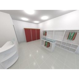 Estante Em MDF Com Painel Canaletado 2 Prateleiras Modelo Light Mista 90x180x32 cm Comac - 4