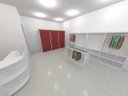 Ver imagem 4 de Estante Em MDF Com Painel Canaletado 2 Prateleiras Modelo Light Mista 90x180x32 cm Comac