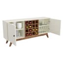 Ver imagem 3 de Rack para TV até 55 Polegadas 2 Portas com Adega 150cm Retrô Dalla Costa