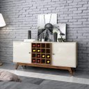 Ver imagem 1 de Rack para TV até 55 Polegadas 2 Portas com Adega 150cm Retrô Dalla Costa