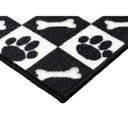 Ver imagem 4 de Capacho Antiderrapante Clean 29 Preto-Branco 0,40x0,60m