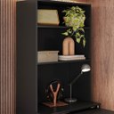 Ver imagem 5 de Mesa Artemis para Quarto 2 Portas com Estante Preto