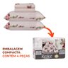 Jogo de Lençol Elástico Casal Padrão Cama Box 4 Peças Sultan Perla - 7
