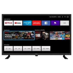 TV LED 32 Polegadas Smart com Wi-Fi, 2 Hdmi, 2 Usb 2.0, Processador Quad Core, Midia Cast Philco Pt - 3