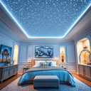 Ver imagem 1 de Kit Iluminação Efeito Estrelas Céu Estrelado Fibra Ótica 200