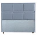Ver imagem 2 de Cabeceira Ana Cama Box Painel Casal 90 Suede Cinza