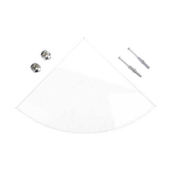 Prateleira De Canto de Vidro 20 cm - Sanit - 4