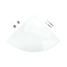 Prateleira De Canto de Vidro 25 cm - Sanit - 4