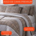 Ver imagem 4 de Jogo de Lençol Solteiro 3 Peças Sultan Realce Premium 140 Fios Jordania