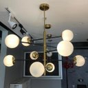 Ver imagem 2 de Lustre Pendente Moderno Atomo Sputnik 10 Globos