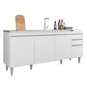 Ver imagem 2 de Balcão de Cozinha para Pia Apex Mdp/bp Branco G96 - Gran Belo