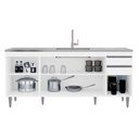 Ver imagem 5 de Balcão de Cozinha para Pia Apex Mdp/bp Branco G96 - Gran Belo