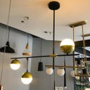 Ver imagem 2 de Lustre Pendente Bille Moderno 3 Globos