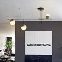 Ver imagem 3 de Lustre Pendente Bille Moderno 3 Globos