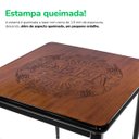 Ver imagem 7 de Mesa de Madeira Quadrada 80x80cm 4 Lugares para Sala de Estar - Beer Happy Hour - Preta