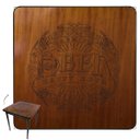 Ver imagem 6 de Mesa de Madeira Quadrada 80x80cm 4 Lugares para Sala de Estar - Beer Happy Hour - Preta