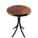 Ver imagem 1 de Mesa Redonda de Madeira para Cozinha Pequena Gourmet - 60cm Diâmetro - Família e Amigos - Marrom