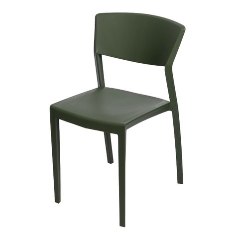 Cadeira Oui em Polipropileno Verde Alecrim Im In