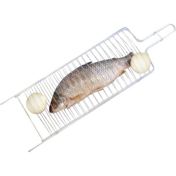 Grelha para Churrasqueira Peixe Cromada Kort Domama | MadeiraMadeira