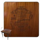 Ver imagem 6 de Mesa de Madeira Quadrada 80x80cm 4 Lugares para Cozinha Pequena - Família e Amigos - Preta