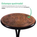 Ver imagem 4 de Mesa Bistro Alta Redonda de Madeira para Sala de Estar - Beer Happy Hour - Preta