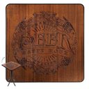Ver imagem 3 de Mesa Bistro Alta Quadrada de Madeira para Sala de Estar - Beer Happy Hour - Preta