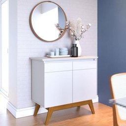 Buffet Classic 2 Portas 06439 Branco Acetinado - 1