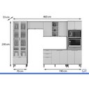 Ver imagem 3 de Kit Cozinha 5 Peças 11 Portas Bless CZ665 Off Linea