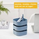 Ver imagem 5 de KIT 2 MINI ORGANIZADORES AZUL