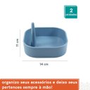 Ver imagem 2 de KIT 2 MINI ORGANIZADORES AZUL