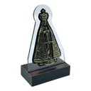 Ver imagem 1 de Adorno Pedestal de Mesa Nossa Senhora Aparecida Metal Dourado